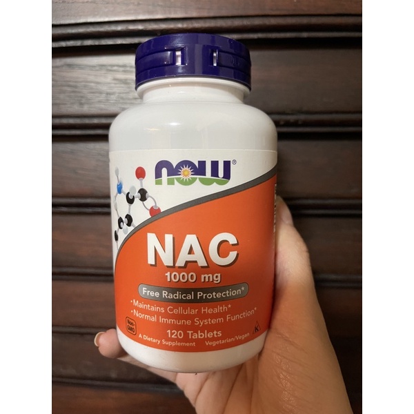 Now Foods, NAC, 1000 mg, 120 Tablets เอ็นอะเซทิลซิสเทอิน