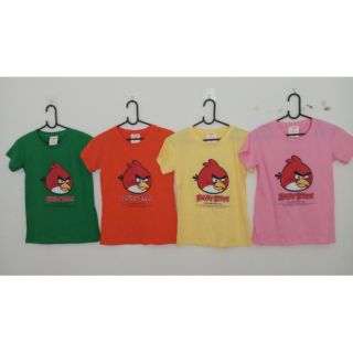 เสื้อยืดลายการ์ตูนหลากสี
