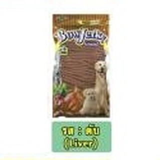 ขนมสุนัขยี่ห้อ Bow Jerky(โบว์เจอร์กี้) ขนาด 500 g ของแท้ 100% ขนาดสุดคุ้ม สะอาด ปลอดภัย 100%