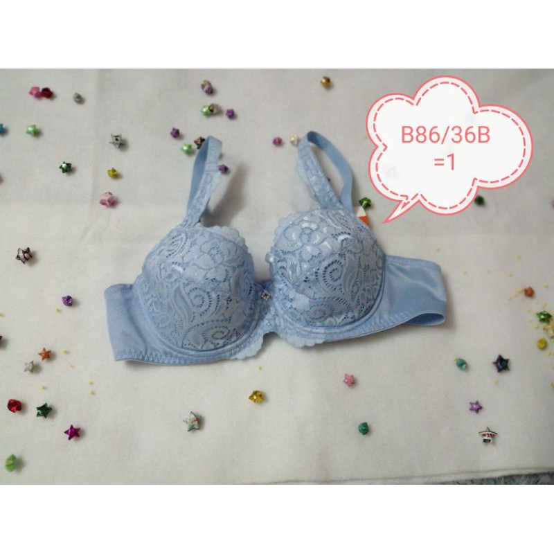 เสื้อชั้นในเวียนนาB80/36Bสีฟ้า