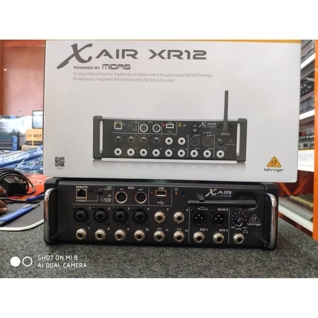 MIXER X AIR XR 12 BEHRINGER X AIRXR12 Digital Mixer Shopee Thailand