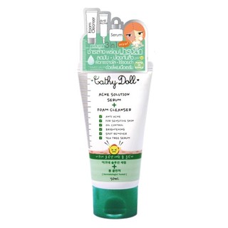 Acne Solution Serum Foam Cleanser Cathy Doll 50 ml