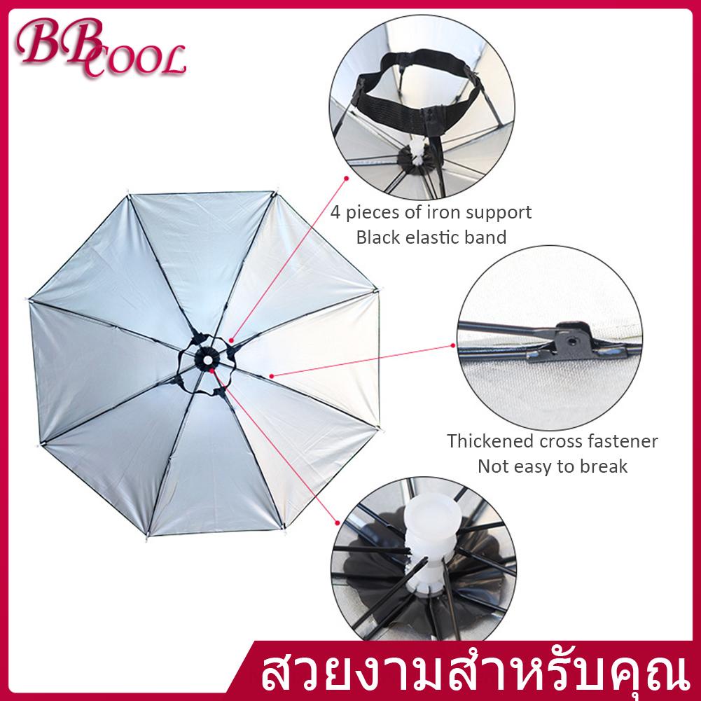 Yotome หมวกตกปลากลางแจ้งแบบพกพาป้องกันฝนป้องกันแดด Unisex #8