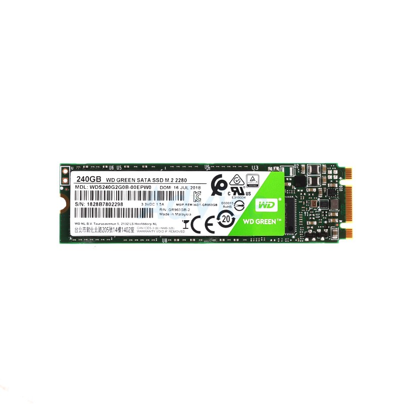 240 GB SSD M.2 WD Green (WDS240G2G0B) SATA M.2 2280