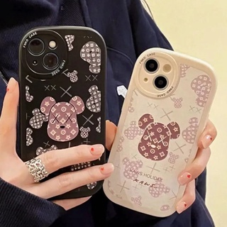 iPhone 13 13pro 13prm iPhone รุนแรงการ์ตูนกรณีหมีน่ารักน่ารักรูปไข่หนังนุ่มเคสสำหรับ iPhone 11 7Plus 8Plus Xr XS 13 12 Pro MaxTPU กรณี