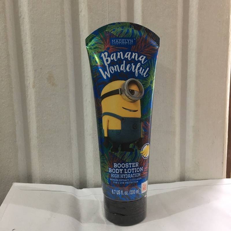 *Clearance Sale* MADELYN MINIONS BODY LOTION เมดเดอร์ลีน มินเนี่ยน โลชั่น กลิ่นกล้วย ขนาด 200 ml.
