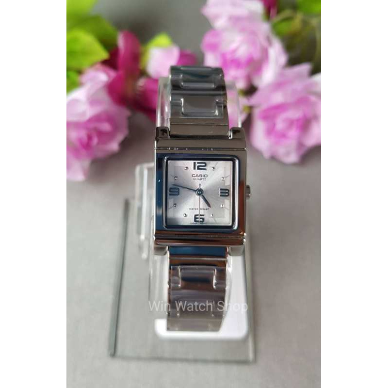 นาฬิกา Casio Standard หญิง รุ่น LTP-1237D-7A สายแสตนเลส หน้าปัดสีขาว - มั่นใจ ของแท้ 100%  รับประกัน