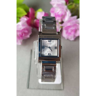 นาฬิกา Casio Standard หญิง รุ่น LTP-1237D-7A สายแสตนเลส หน้าปัดสีขาว - มั่นใจ ของแท้ 100%  รับประกันสินค้า 1 ปีเต็ม