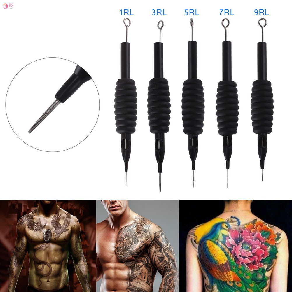 Tattoo Kit Pro Gun Machine Power Pedal 10 Color Ink Set Needle Grip Tip