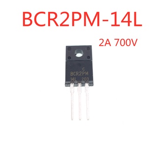 ทรานซิสเตอร์ BCR2PM TO-220F BCR2PM-12 BCR2PM-14L BCR2PM14L 2A 600V 700V SCR 2 ชิ้น