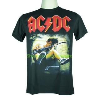 เสื้อวง Ac/Dc เสื้อไซส์ยุโรป acdc เอซี/ดีซี PTA1365 เสื้อวงดังๆ วินเทจ