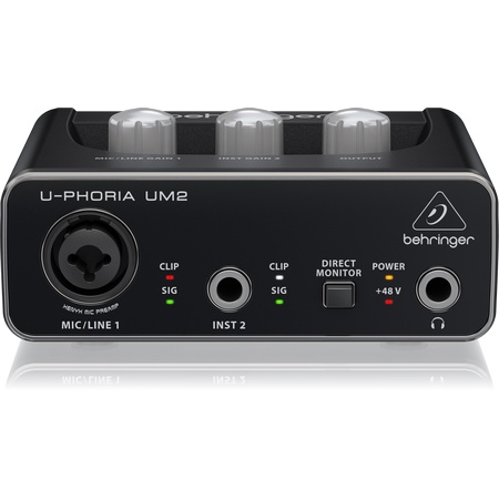 USB AUDIO INTERFACE U-PHORIA BEHRINGER #UM-2