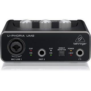 USB AUDIO INTERFACE U-PHORIA BEHRINGER #UM-2