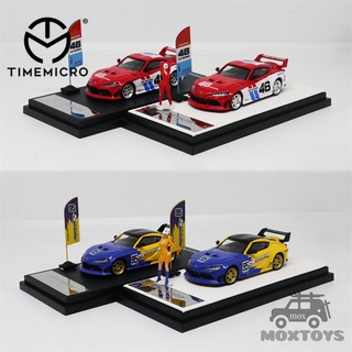 Timemirco โมเดลรถยนต์ 1:64 Toyota supra Datsun/Spoon