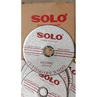 ถูกที่สุด!! ใบตัดเหล็ก ตัดสแตนเลส 4” SOLO ของแท้