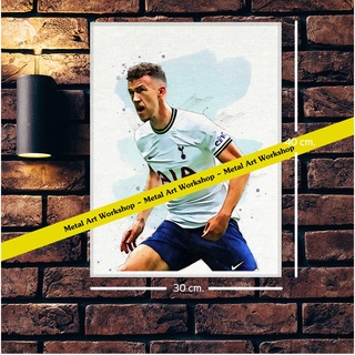 โปสเตอร์ ผ้าแคนวาส Tottenham Hotspur Ivan Perisic แนวภาพวาดศิลปะนักบอลสวยๆ