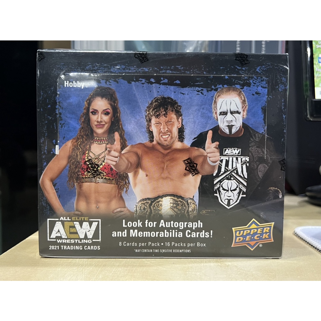 พร้อมส่ง !!! 2021 Upper Deck AEW Wrestling HOBBY box