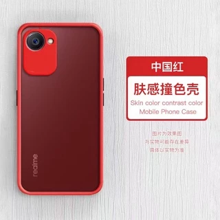 ส่งจากไทย เคสมือถือ Case For Realme C30 / C30S ขอบสีผิวด้าน เคสกันกระแทก ขอบนิ่มหลังแข็ง REALME