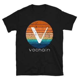 [S-5XL] เสื้อยืดลําลอง ผ้าฝ้าย พิมพ์ลาย Vechain Cryptocurrency Defi Vet Crypto สไตล์วินเทจ แฟชั่นสําหรับผู้ชาย ไซซ์ Sz X