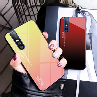 เคสโทรศัพท์มือถือไล่โทนสีสําหรับ Vivo V15 V15 Pro