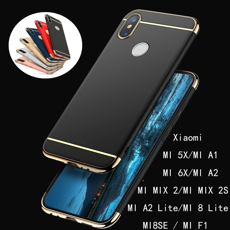 Xiaomi MI 5X/MI A1/MI 6X/MI A2/MI MIX 2/MI A2 Lite/MI 8 Lite/MI 8SE/MI F1 3IN1 PC Hard Case Plastic 