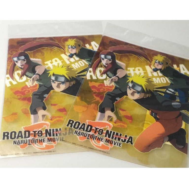 แผ่นรองเขียนอนิเมะ NARUTO THE MOVIE Road to Ninja (18×25.5cm.) Writing Pad