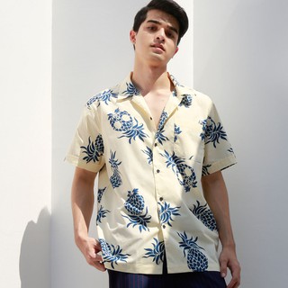 PINEAPPLE HAWAII SHIRT /  เสื้อเชิ้ตฮาวายลายสับปะรด