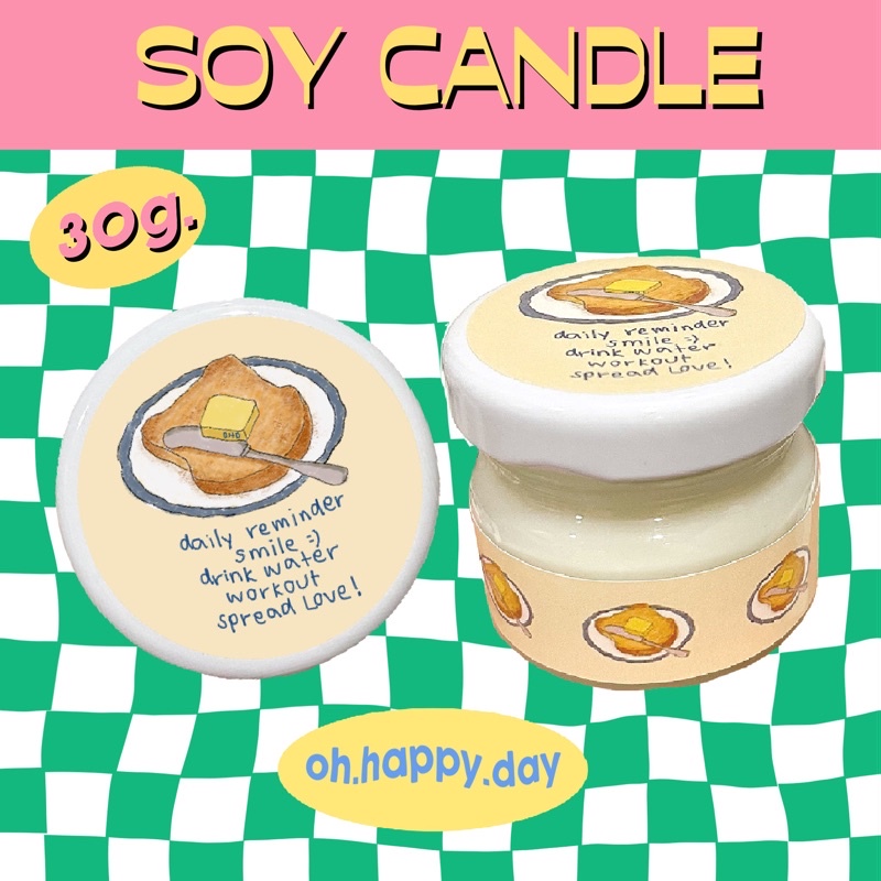 OH:D เทียนหอม soy candle 30 g.