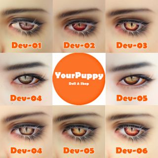 พร้อมส่งตาอะคริลิค BJD Dev. 10 12 14 16 18 mm ร้าน Yourpuppy