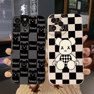 เคสป้องกันโทรศัพท์มือถือ ขอบสี่เหลี่ยม ลาย Kaws สําหรับ VIVO Y15A Y15S T1 5G T1X Y02S Y21S Y21A Y21S Y33S Y12S Y11S Y12A Y01 Y1S Y20s Y20A