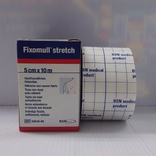 Fixomull stretch แผ่นปิดแผล เอนกประสงค์ ขนาด 5 cm x 10 m