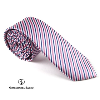 Giorgio Del Sarto Necktie Pink Fabric Texture เนคไทสีชมพูมีเท็กเจอร์