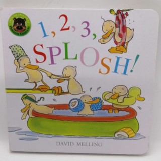 1,2,3 Splosh, David Melling. Count from 1 to 10 - 54A