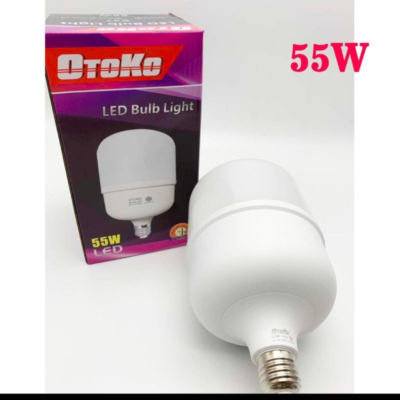 หลอดไฟLED 55วัตต์ ขั้ว E27 แสงขาว daylight 6,500 K