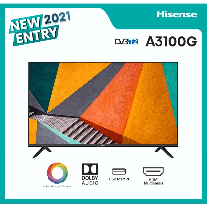 HISENSE แอลอีดี ทีวี 32"  (HD) รุ่น  32A3100G