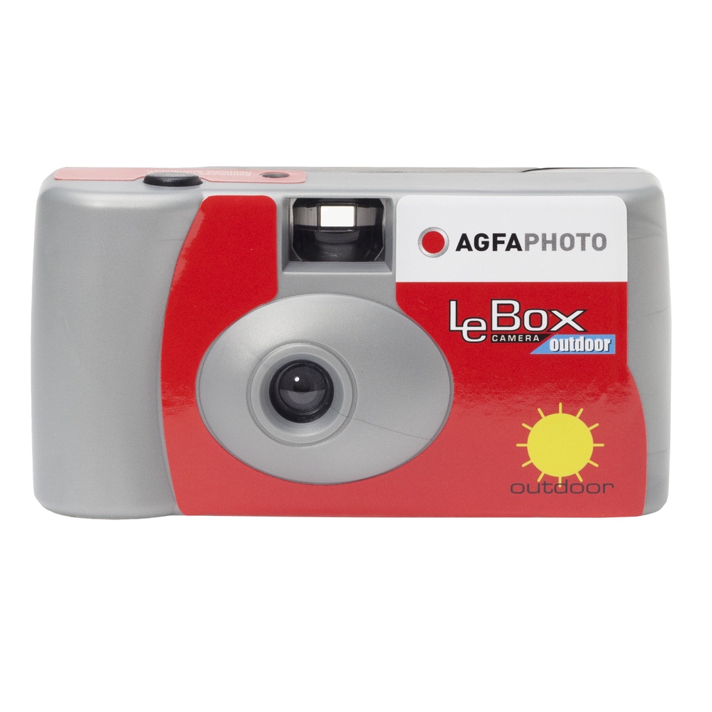 ☑กล้องฟิล์ม AGFA LeBox Camera Outdoor 400 13527 กล้องฟิล์มใช้แล้วทิ้ง