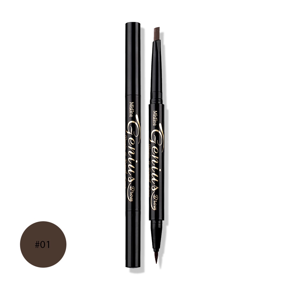 Mistine Genius Brow Magic & Pencil Liner 1.35g #01.