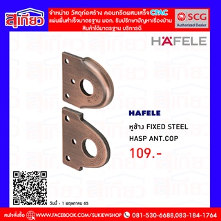 HAFELE  หูช้าง FIXED STEEL HASP ANT.COP