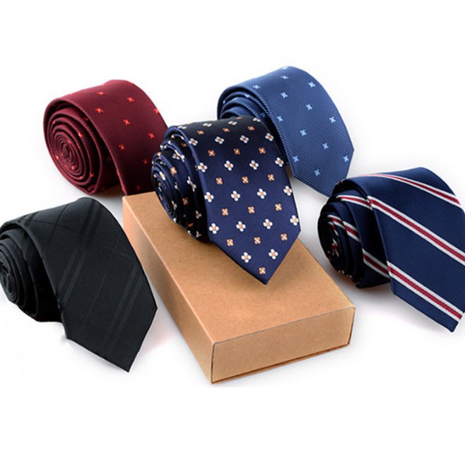 เน็คไทผู้ชาย 6 ซม. เน็คไทธุรกิจ jacquard ผู้ชาย businiess เน็คไทงานแต่งงาน เน็คไทผู้ชาย