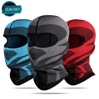 🛍️SUN RKT🛒หมวกซัพพอร์ต Balaclava Full Face มอเตอร์ไซต์ขี่จักรยานหมวก Windproof ขับขี่ Motocross