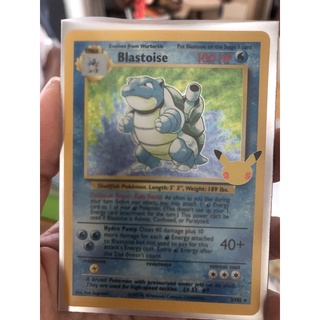 pokemon blastoise ภาษาอังกฤษ งานครบรอบ 25 ปีโปเกม่อน