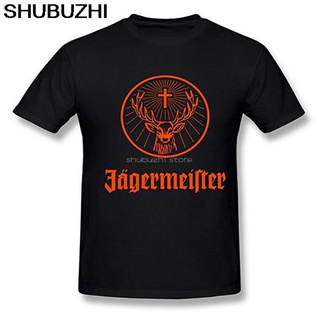 T-shirt เสื้อยืดแขนสั้น คอกลม ผ้าฝ้ายแท้ พิมพ์ลายโลโก้ Jagermeister Music Tour sbz6308 แฟชั่นยอดนิยม สําหรับผู้ชาย S-5XL