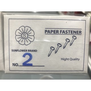 🌼พร้อมส่ง!!หมุดดอกจันทร์ทองเหลือง2นิ้วตราดอกไม้🌼Paperfastener🌼