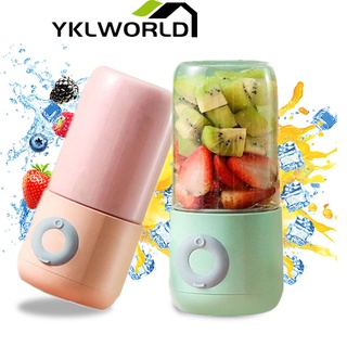 YKLWORLD 500ml เครื่องปั่นน้ำผลไม้ แบบพกพา เครื่องปั่นผลไม้ ไร้สาย Juicer