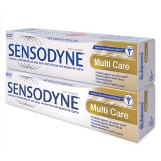 🔥The Best!! แพ็คคู่ ยาสีฟัน เซ็นโซดายน์ มัลติแคร์ ขนาด 160กรัมต่อหลอด +++Sensodyne Multicare 160g/tube 2tube/pack++ จัด