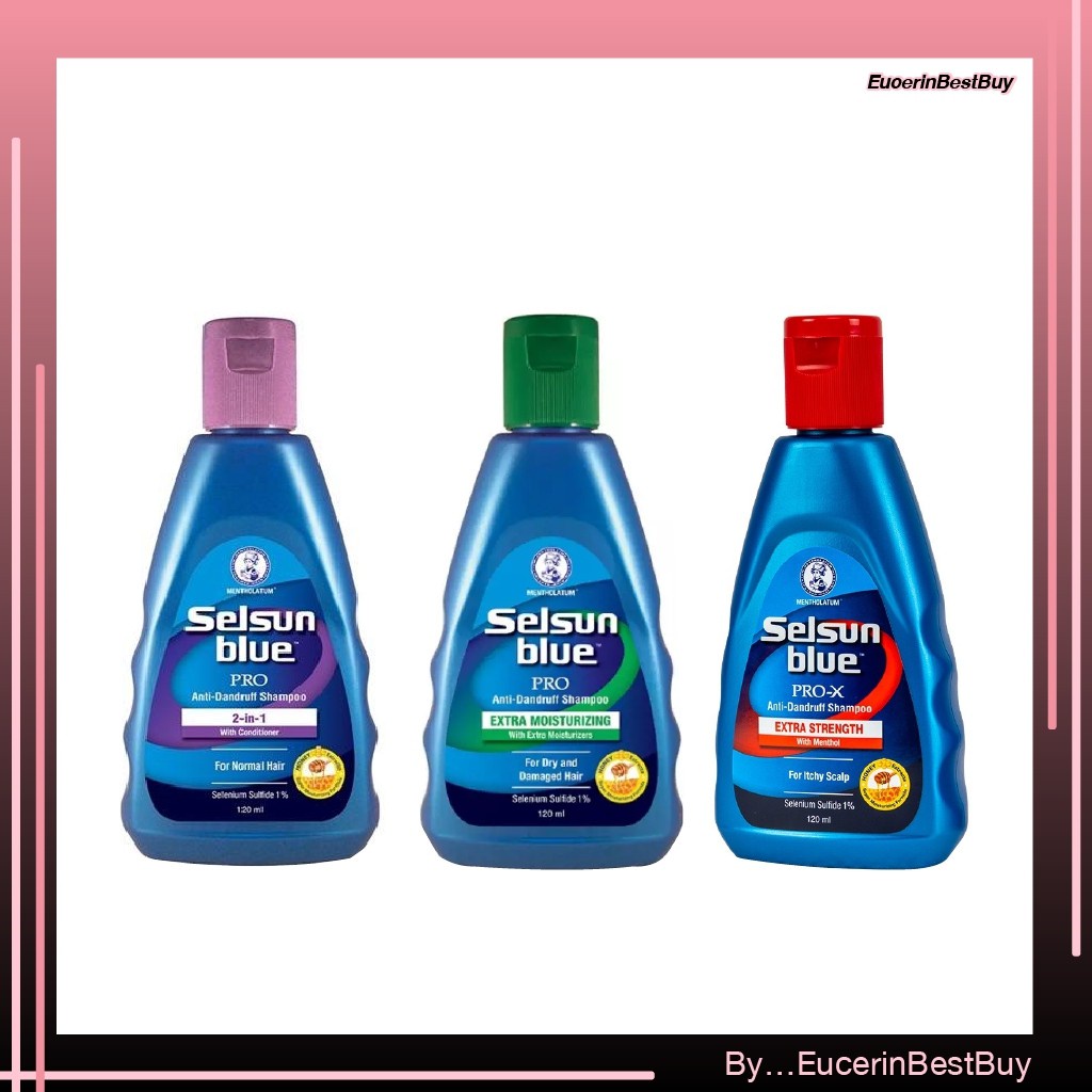 Selsun Blue shampoo แชมพูขจัดรังแค ยอดนิยม 120ml