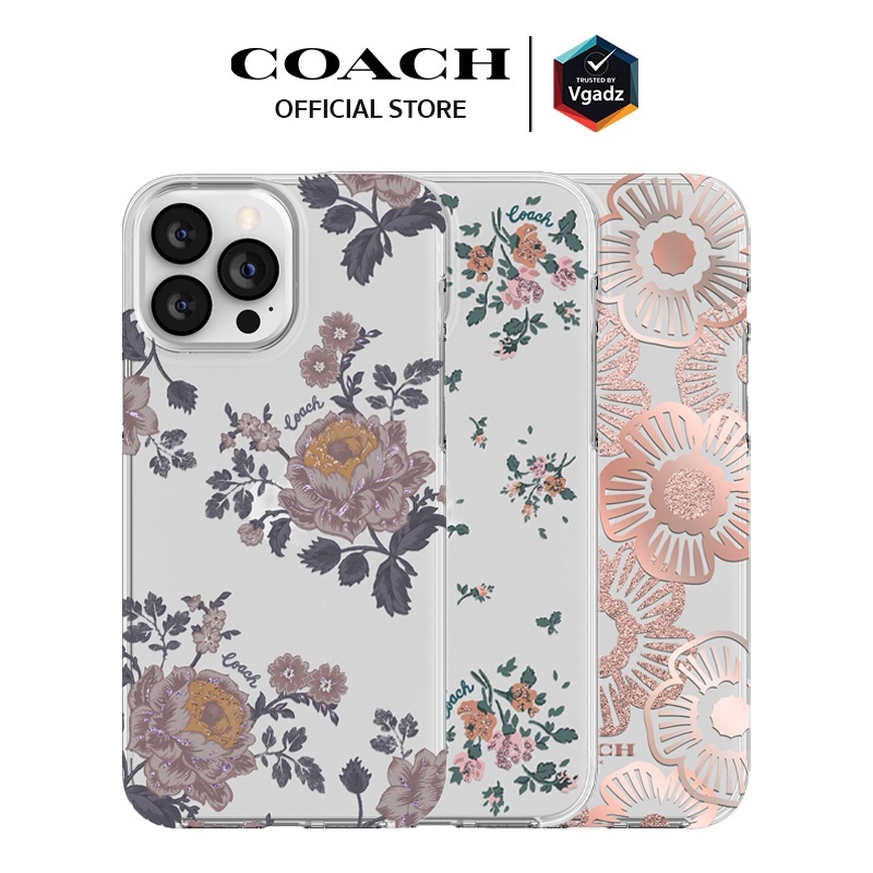 [เคสกันกระแทก] Coach - เคสสำหรับ iPhone 13 / 13 Pro / 13 Pro Max รุ่น Protective Case