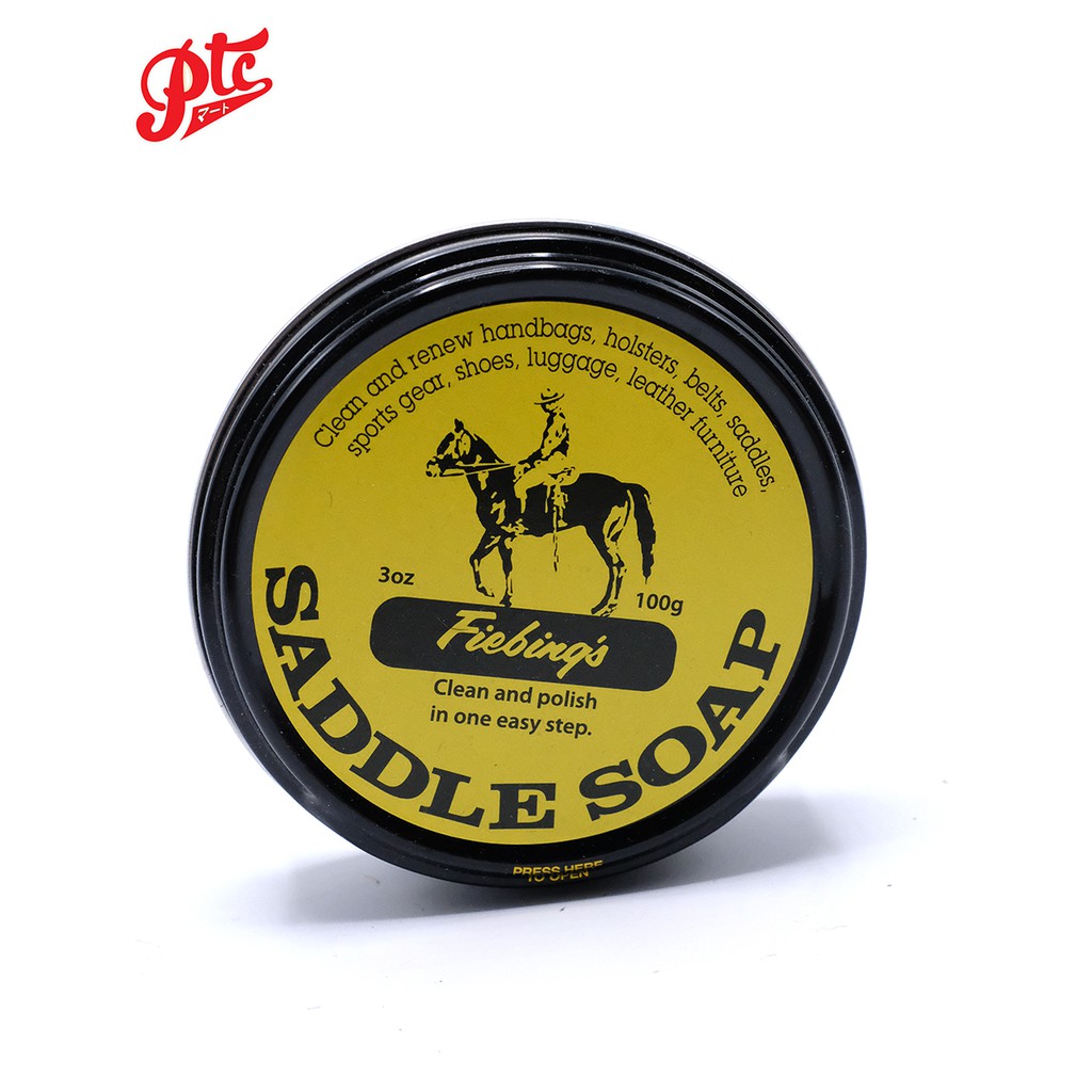 สบู่ทำความสะอาดหนัง Fiebing's Yellow Saddle Soap 3.5 oz. Shopee Thailand