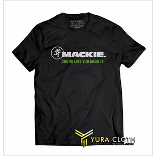 เสื้อยืด พิมพ์ลายโลโก้ Mackie Audio Distro แฟชั่นยุค 30 สําหรับผู้ชาย