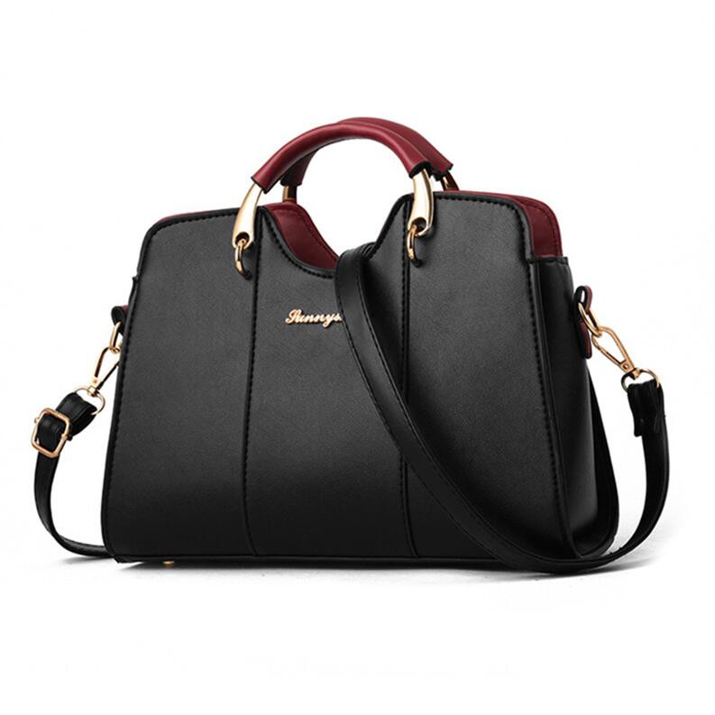FiveloveTwo Women's Vintage PU Leather Top-Handle Tote – Convertible Shoulder & Crossbody Bag In 7 Colors